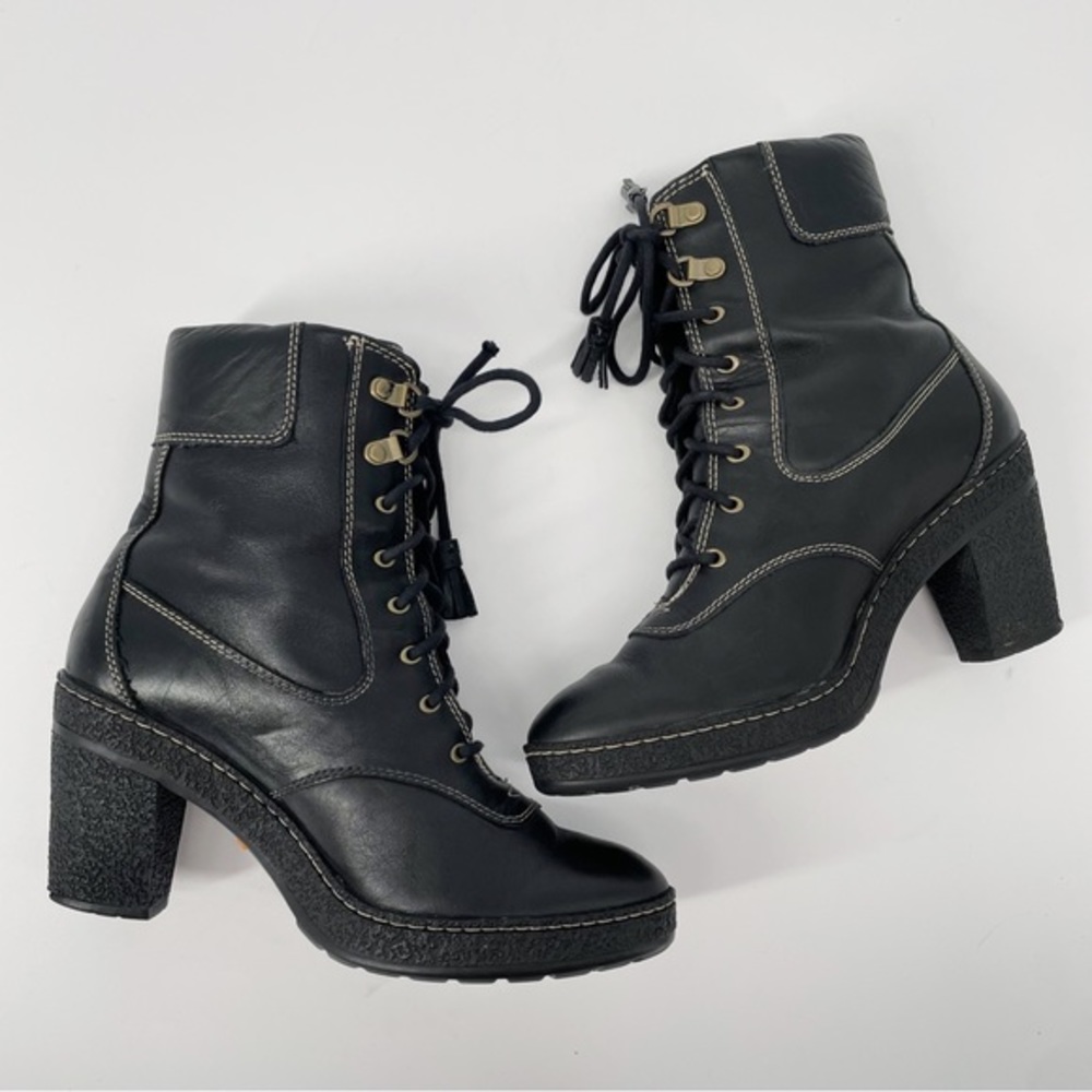 Timberland Black Lace Up Boots